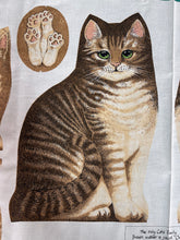 Cat Doorstop Fabric Panel