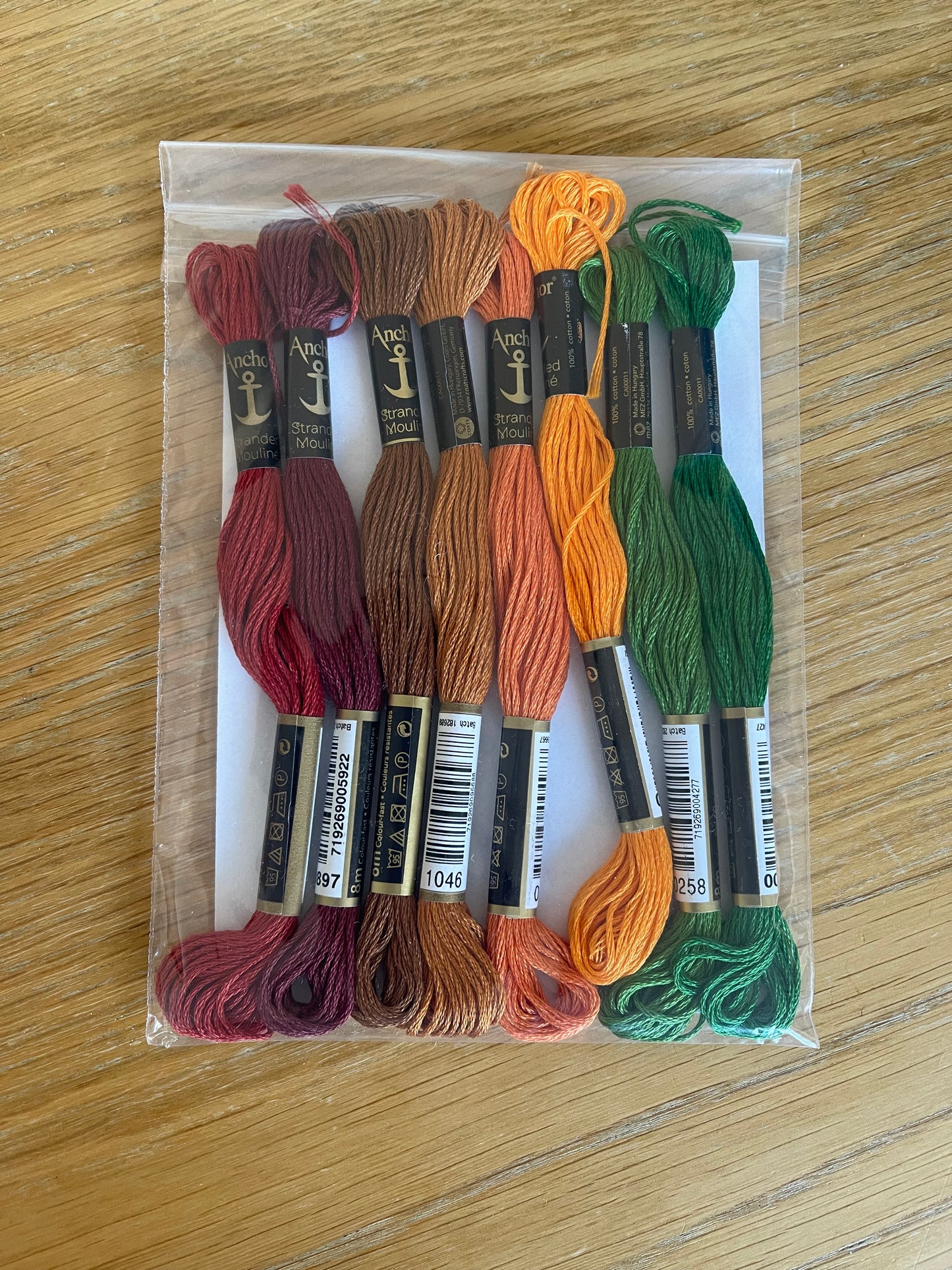 Anchor Threads - 8 Skein Pack