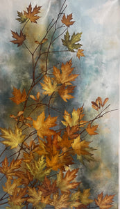 Autumn Leaves Fabric Panel