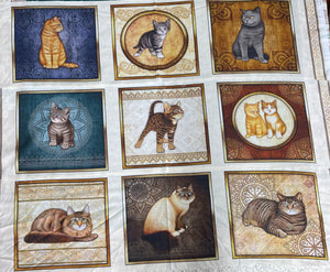 Cat Pictures Fabric Panels