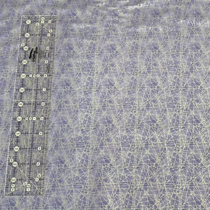 Purple Silver Japanese Fabric