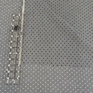Textured Japanese Woven Fabric - Grey