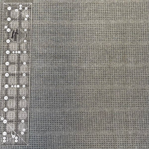Textured Japanese Woven Fabric - Navy Grey
