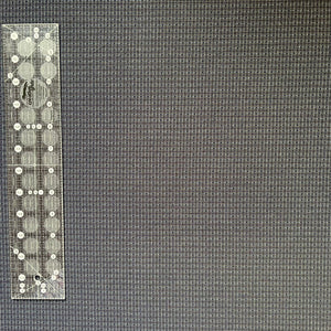 Textured Japanese Woven Fabric - Dark Grey