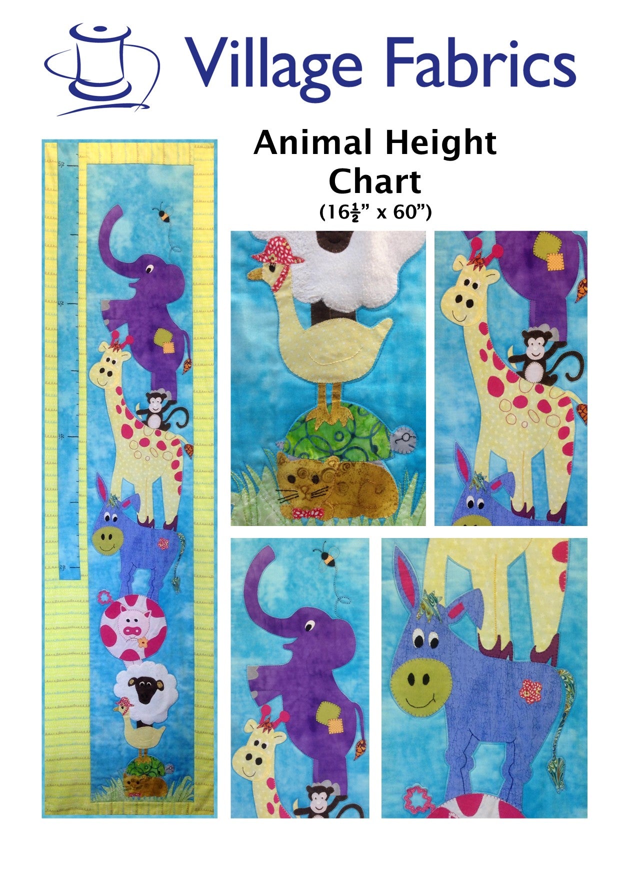 Animal Height Chart Pattern