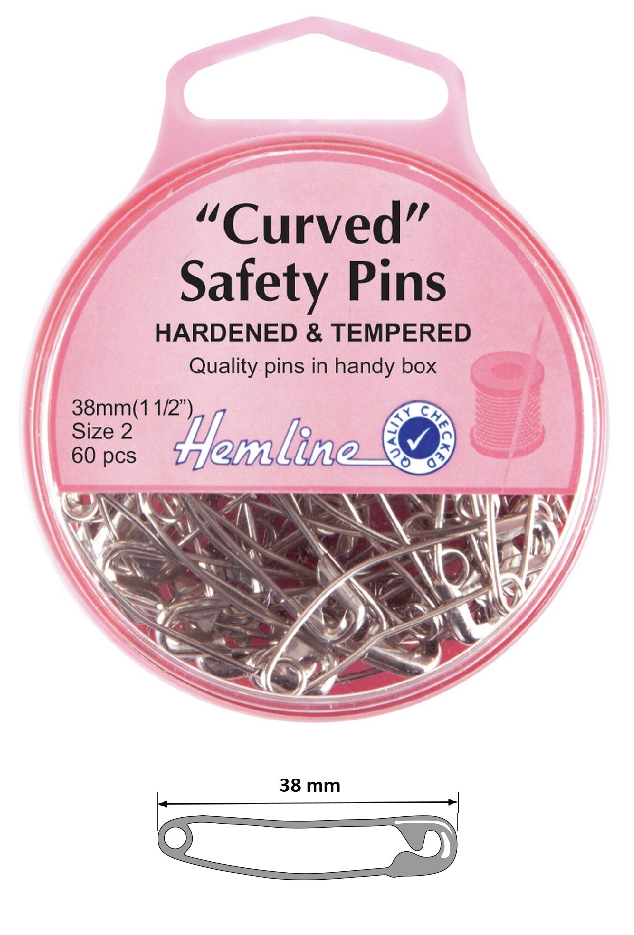 Curved Safety Pins